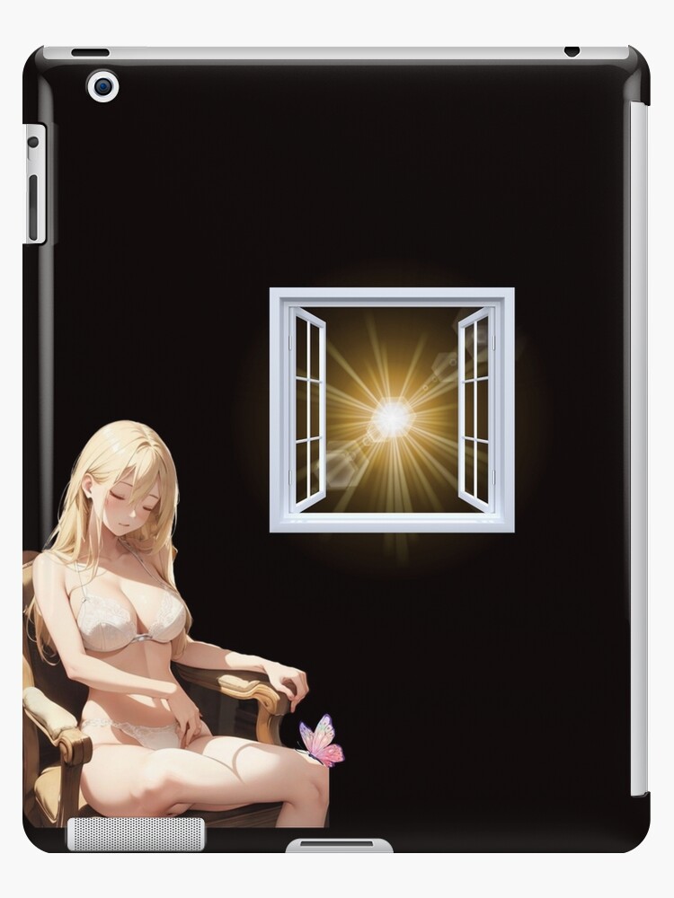 Blonde Waifu ipad snap case